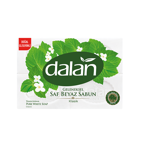 Dalan Geleneksel Saf Beyaz Banyo Sabunu Klasik 