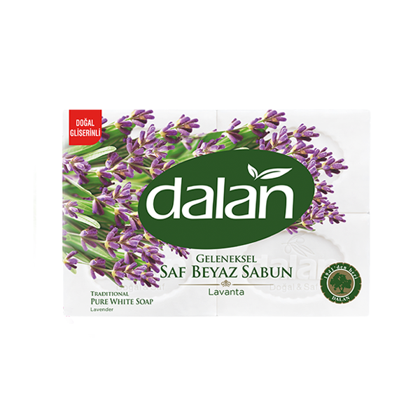 Dalan Geleneksel Saf Beyaz Banyo Sabunu Lavanta 