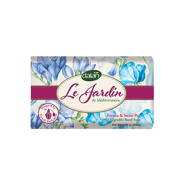 Dalan Le Jardin Freesia & Sweet Pea %100 Bitkisel Bazlı Sabun