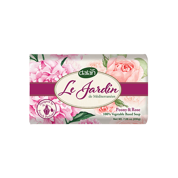 Dalan Le Jardin Peony & Rose %100 Bitkisel Bazlı Sabun
