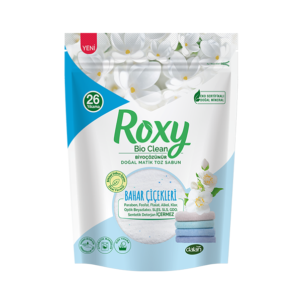 Roxy Bio Clean Bahar Çiçekleri Doğal Matik Toz Sabun